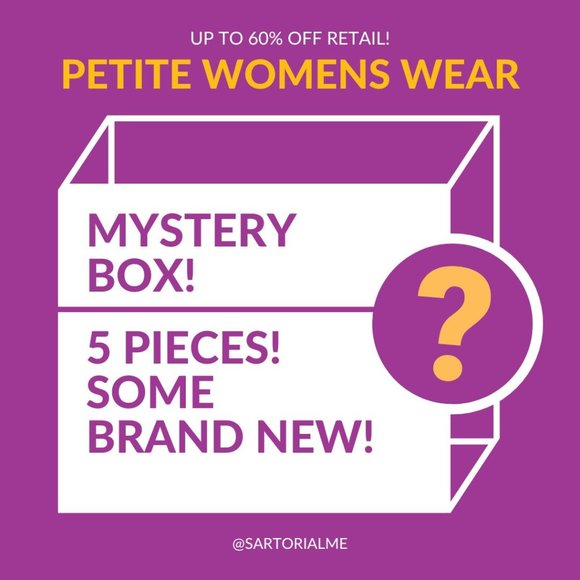 Women's Petite MYSTERY BOX! 5 Pieces, some brand new! - Picture 1 of 1